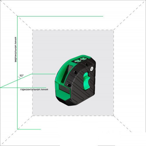 Уровень лазерный ADA ARMO 2D GREEN Professional Edition А00575 - Зображення 4