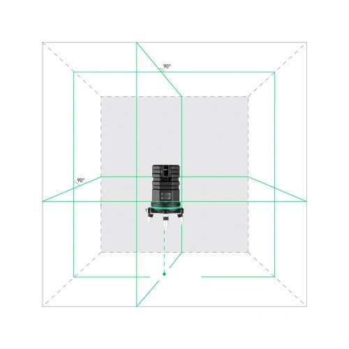 Уровень лазерный ADA 6D SERVOLINER GREEN ADA А00622 - Зображення 7