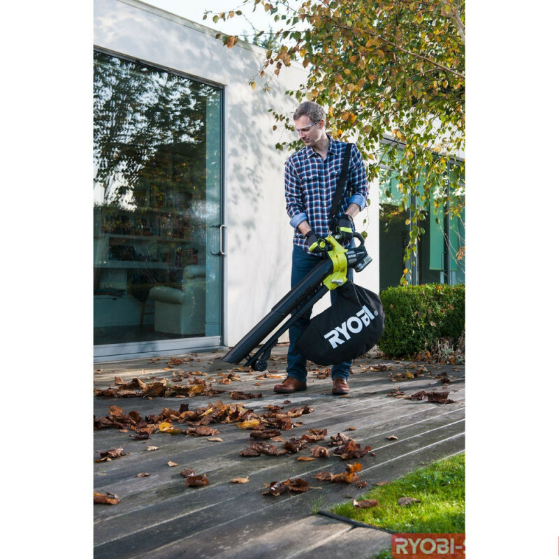 Аккумуляторная бесщеточная воздуходувка 3000 Вт. RYOBI RBV1850 - Зображення 4