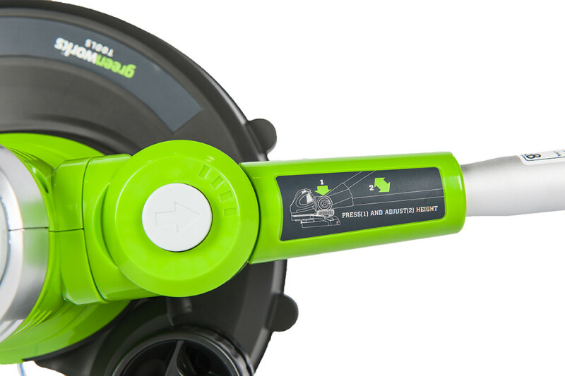 Электрический триммер Greenworks GST5033M Deluxe 230V - Зображення 7