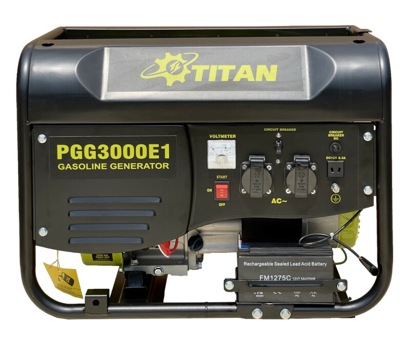 Бензиновый генератор 2.5kW TITAN PGG3000E1