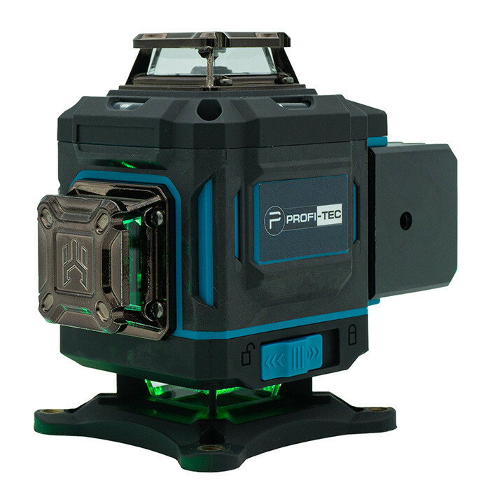 Лазерный нивелир PROFI-TEC PGL 4D 1640 (40 м, 16 линий, зеленый луч)