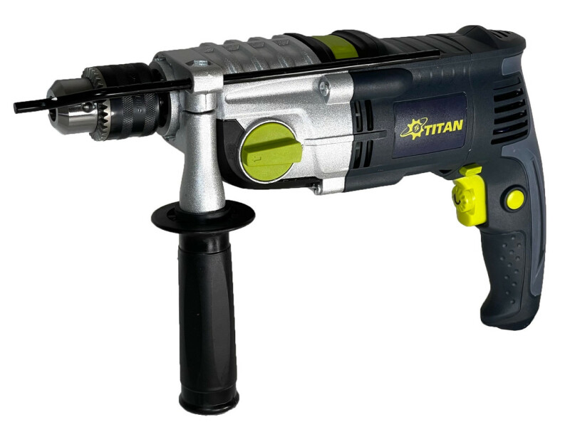 Ударная дрель с патроном 13 мм TITAN PDU209RE - Зображення 1