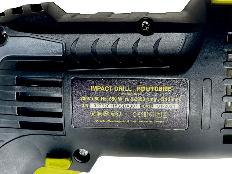 Ударная дрель TITAN PDU106RE - Зображення 6