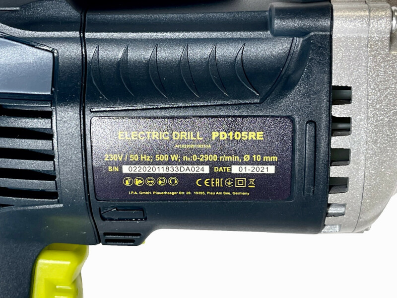 Дрель TITAN PD105RE - Зображення 3
