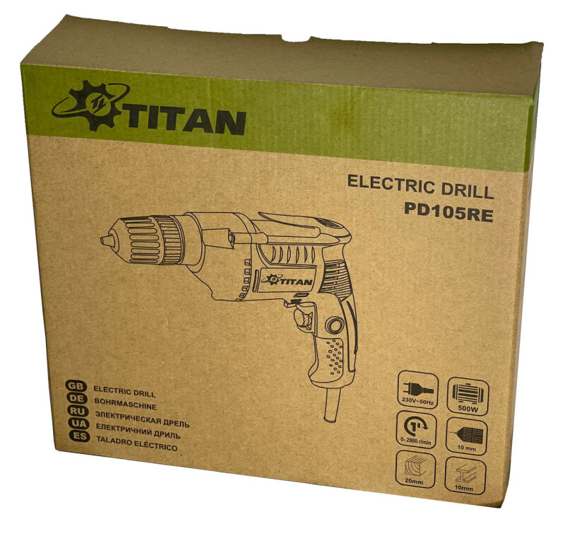 Дрель TITAN PD105RE - Зображення 5