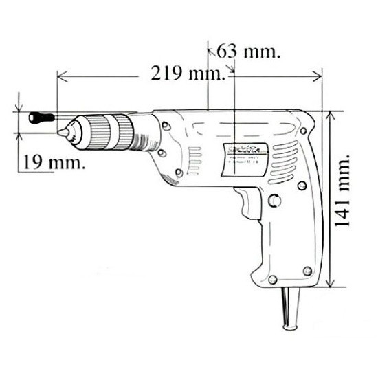 Дрель безударная Makita 6501 - Зображення 1
