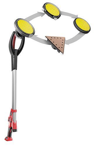 FLEX GE MH 18.0-EC/5.0 Set+M Аккумуляторная машина Giraffe® для шлифования стен и потолка со сменными головами - Зображення 5