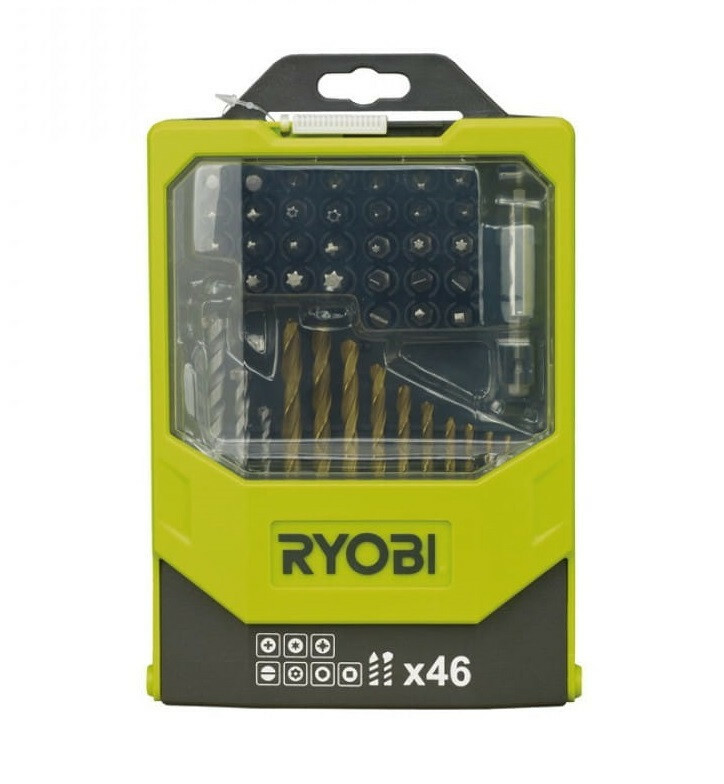 Набор сверл и бит 46 предметов RYOBI RAK46MIX