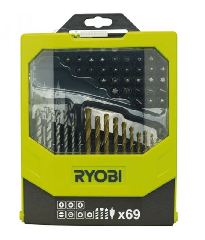 Набор сверл и бит 69 предметов RYOBI RAK69MIX