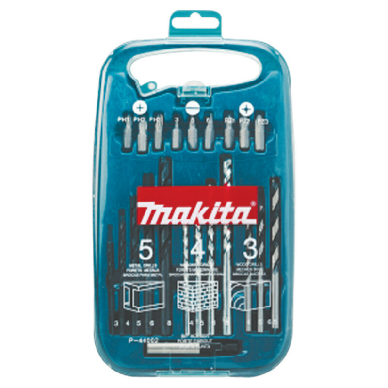 Комбинированный набор сверл и бит Makita 22 шт (P-44002)