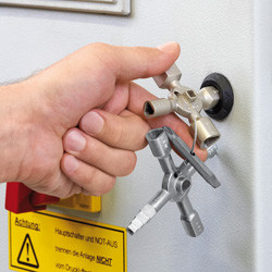 KNIPEX 00 11 01 KNIPEX TwinKey® для распространенных шкафов и систем запирания - Зображення 1