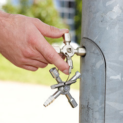 KNIPEX 00 11 01 KNIPEX TwinKey® для распространенных шкафов и систем запирания - Зображення 2