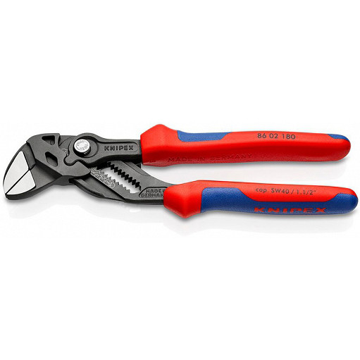 KNIPEX 86 02 180 Клещи переставные-гаечный ключ, переставные клещи и гаечный ключ в одном инструменте