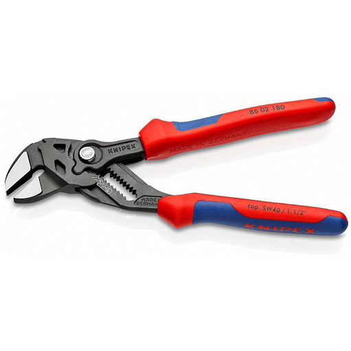 KNIPEX 86 02 180 Клещи переставные-гаечный ключ, переставные клещи и гаечный ключ в одном инструменте - Зображення 1