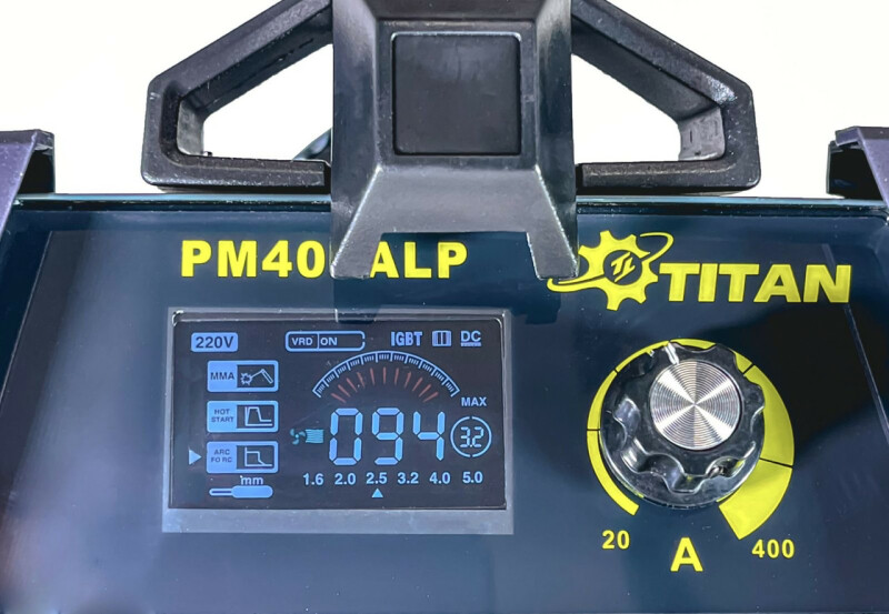 Инверторный сварочный аппарат TITAN PM400ALP - Зображення 2