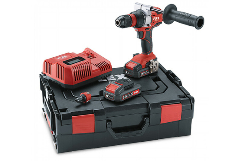 Беспроводная дрель-шуруповерт FLEX DD 2G 18.0-EC / 2.5 Set 461733