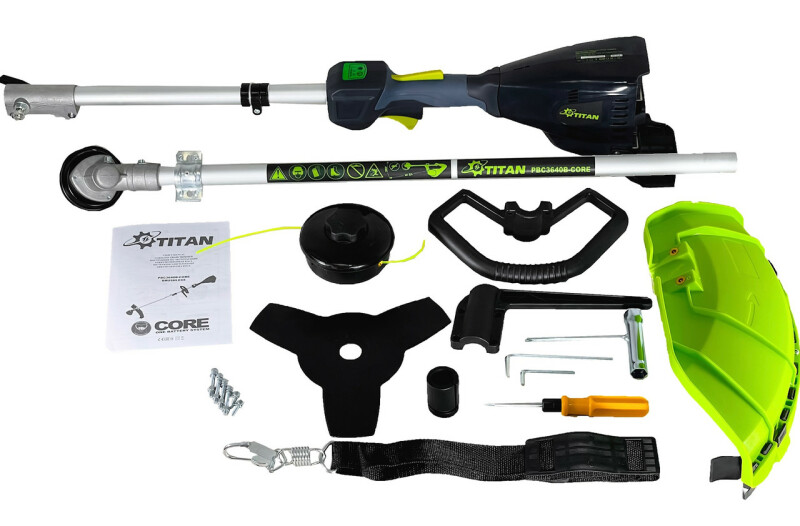 Аккумуляторная коса TITAN PBC3640B-CORE Brushless Без зарядного устройства и без аккумулятора - Зображення 2