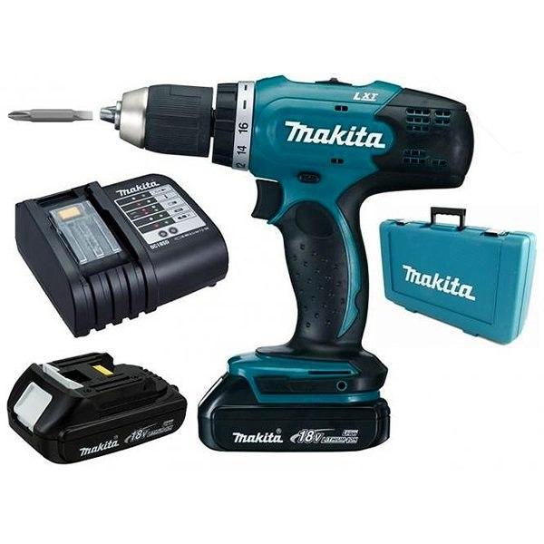 Аккумуляторная дрель-шуруповерт Makita DDF453SYE