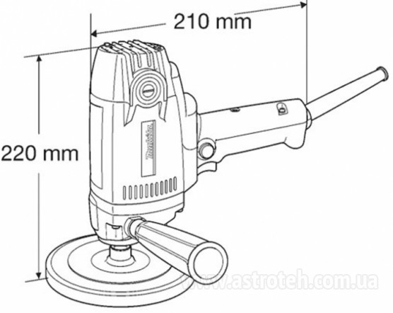 Полировальная шлифмашина Makita PV7000C - Зображення 1