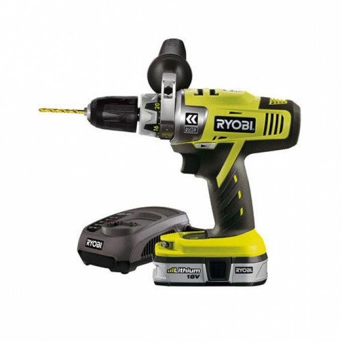 Аккумуляторная дрель-шуруповерт RYOBI CDA18021B ONE+ - Зображення 1