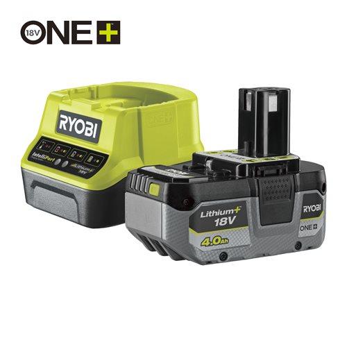 18В набор из аккумулятора (1х4.0Ач) и зарядного устройства RYOBI RC18120-140X ONE+