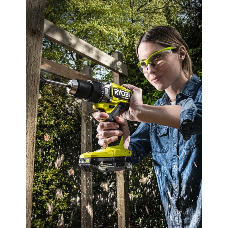 18В НР Аккумуляторная бесщеточная ударная дрель-шуруповерт RYOBI RPD18X-0 ONE+ - Зображення 4