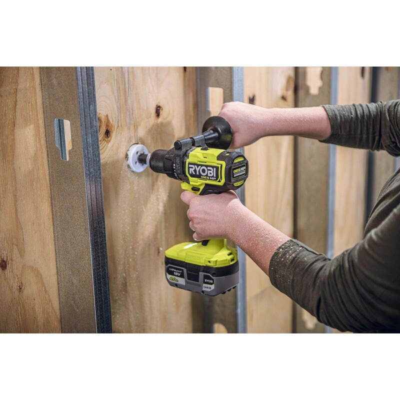 18В НР Аккумуляторная бесщеточная ударная дрель-шуруповерт RYOBI RPD18X-0 ONE+ - Зображення 5