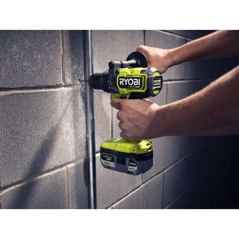 18В НР Аккумуляторная бесщеточная ударная дрель-шуруповерт RYOBI RPD18X-0 ONE+ - Зображення 7