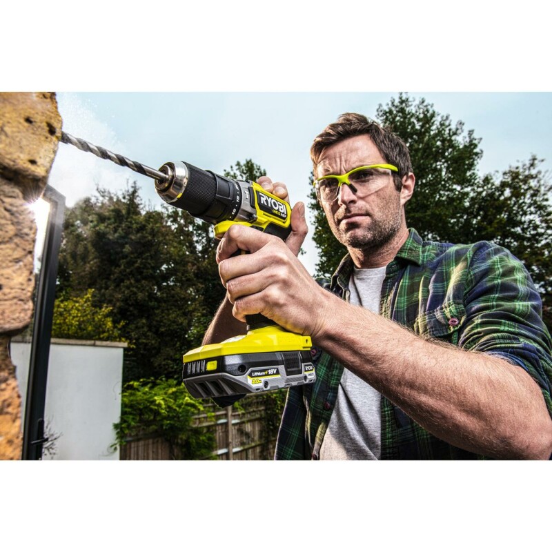 18В Аккумуляторная бесщеточная ударная дрель-шуруповерт RYOBI RPD18C-0 ONE+ - Зображення 3