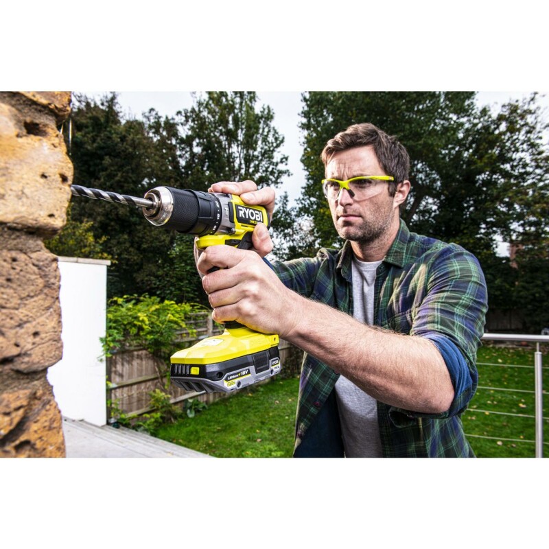 18В Аккумуляторная бесщеточная ударная дрель-шуруповерт RYOBI RPD18C-0 ONE+ - Зображення 6