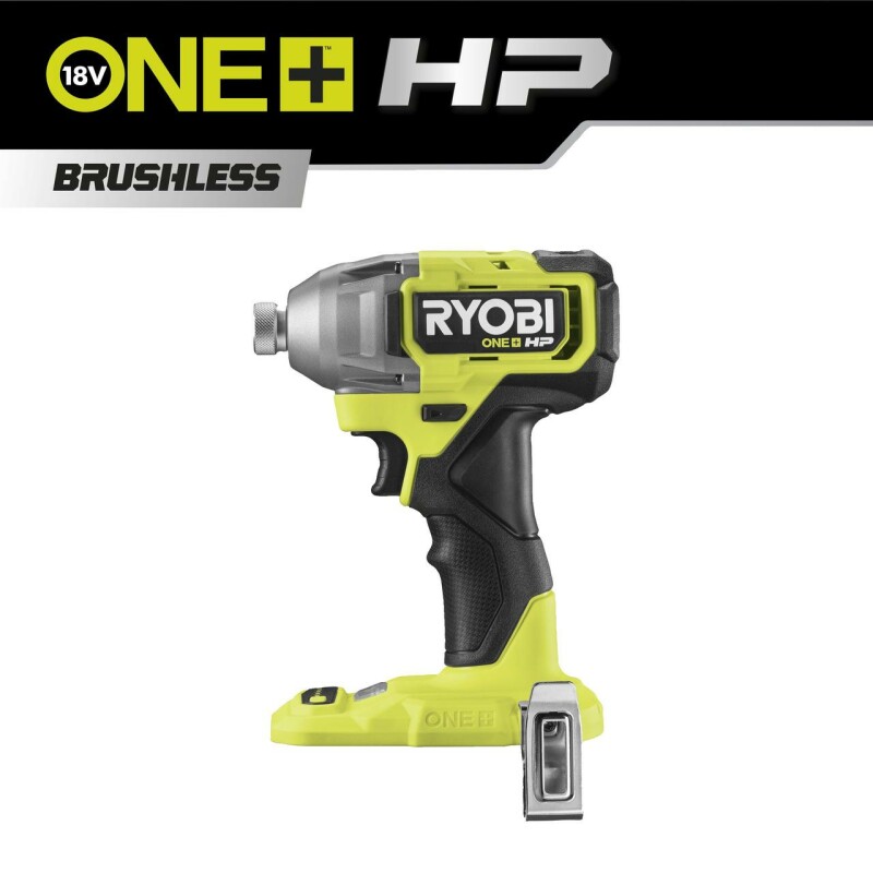 18В Аккумуляторный бесщеточный импульсный винтоверт, RYOBI RID18X-0 ONE+
