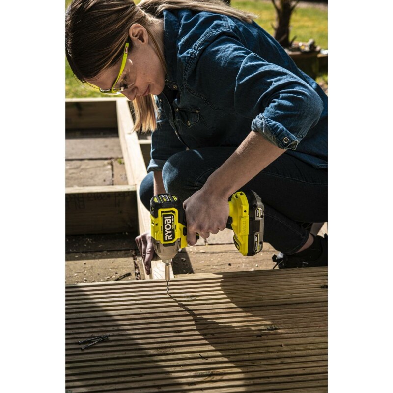 18В Аккумуляторный бесщеточный импульсный винтоверт, RYOBI RID18X-0 ONE+ - Зображення 3