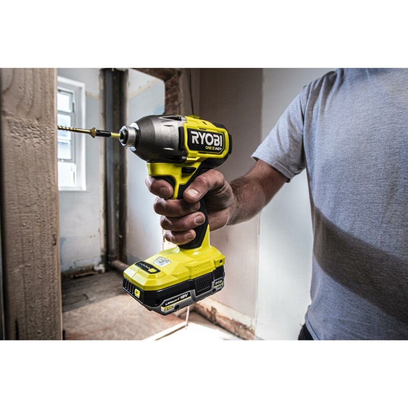 18В Аккумуляторный бесщеточный импульсный винтоверт, RYOBI RID18X-0 ONE+ - Зображення 4