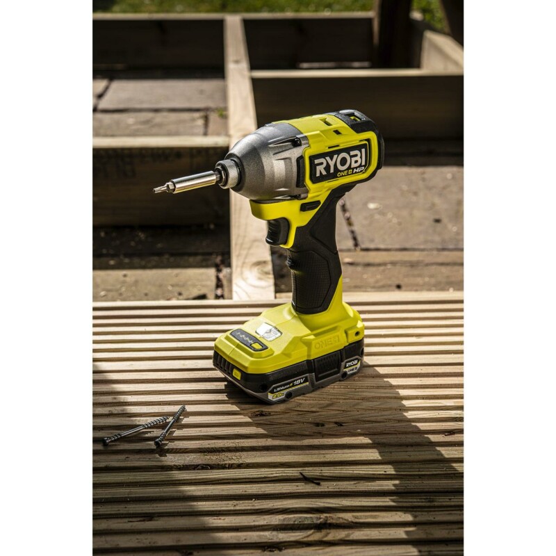 18В Аккумуляторный бесщеточный импульсный винтоверт, RYOBI RID18X-0 ONE+ - Зображення 5