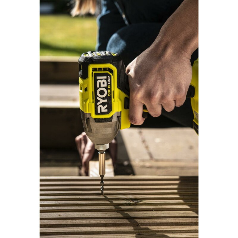 18В Аккумуляторный бесщеточный импульсный винтоверт, RYOBI RID18X-0 ONE+ - Зображення 6