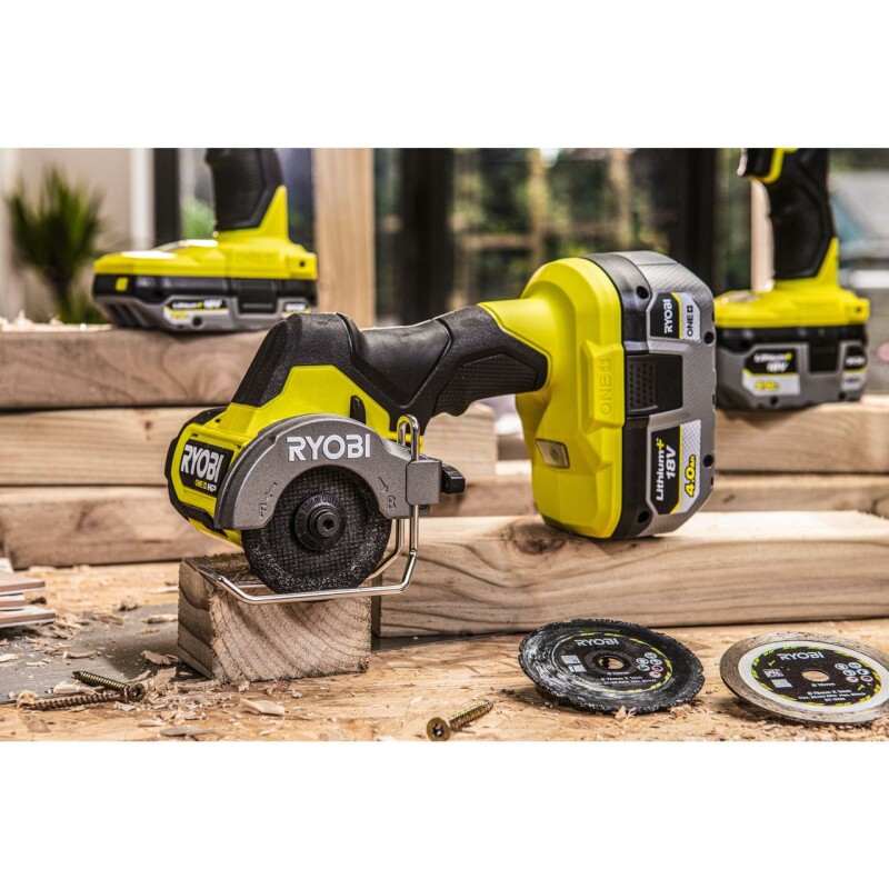 18В Аккумуляторная бесщеточная универсальная пила RYOBI RCT18C-0 - Зображення 5
