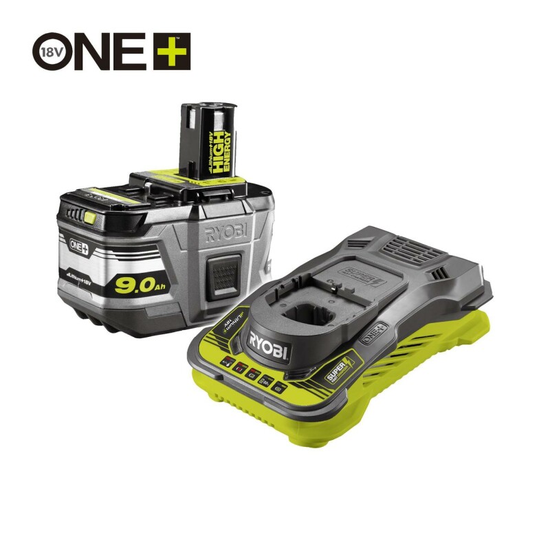 9.0Ач Lithium+ High Energy аккумулятор и зарядное устройство RYOBI RC18150-190 ONE+