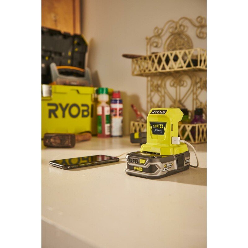 18В USB адаптер RYOBI R18USB-0 ONE+ - Зображення 5