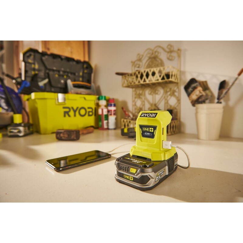 18В USB адаптер RYOBI R18USB-0 ONE+ - Зображення 6