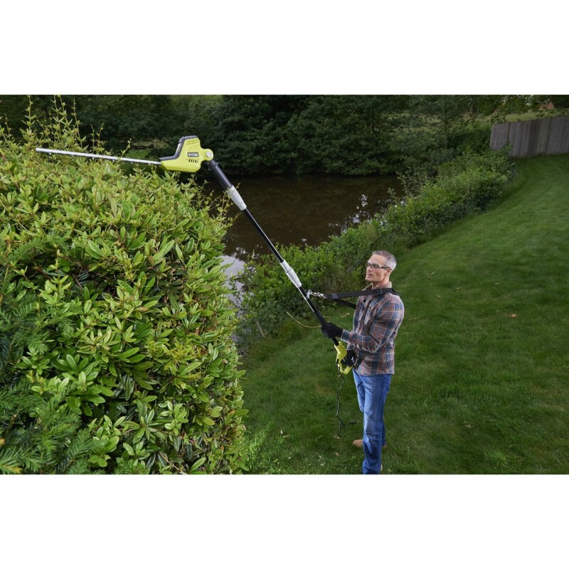Электрический высотный кусторез 450 Вт , лезвия 45 см, шаг среза 20 мм. RYOBI RPT4545Е - Зображення 1