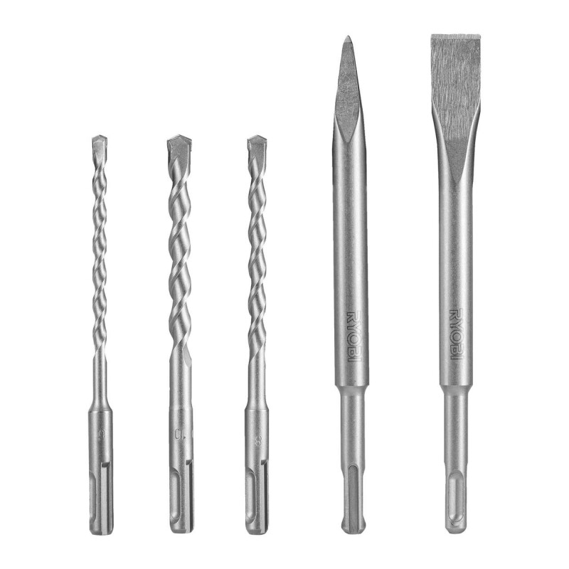 Сверла и долота SDS+ (5 шт.) RYOBI RAKSP05 - Зображення 1