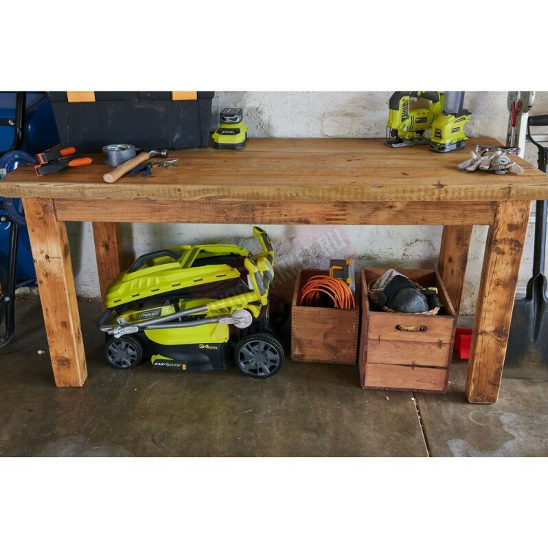 Гибридная (аккумуляторно-электрическая) газонокосилка 18V RYOBI OLM1834H ONE+, ширина скашивания 34 см - Зображення 4