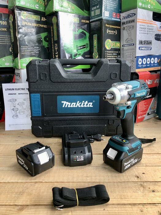 Аккумуляторный ударный гайковерт в наборе Makita DTW301 SET - Зображення 4