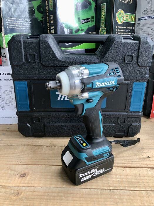 Аккумуляторный ударный гайковерт в наборе Makita DTW301 SET - Зображення 5