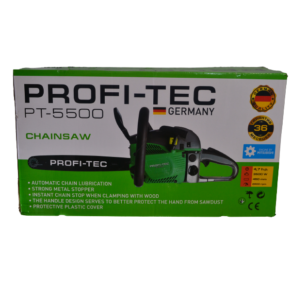 Бензопила цепная PROFI-TEC PT-5500 - Зображення 9