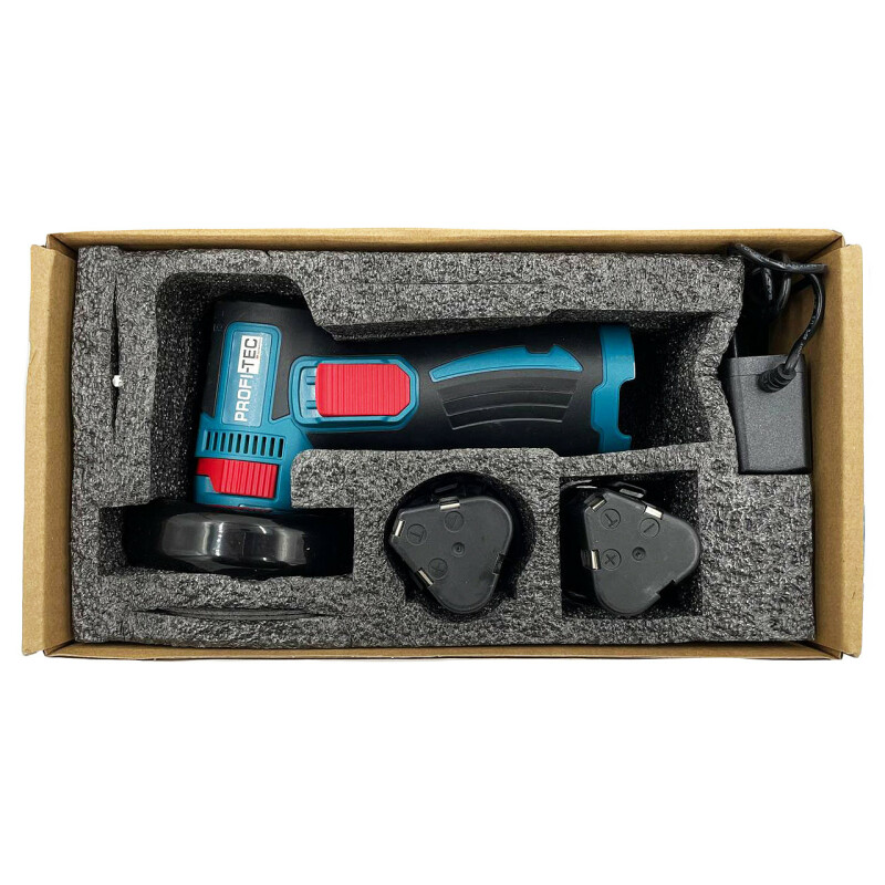 Аккумуляторный мини резак PROFI-TEC GWS-12BC (2×2.0Ач, зарядное) - Зображення 9