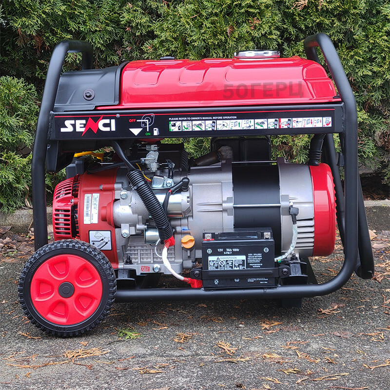 Бензиновый генератор SENCI SC7800E (4.5 кВТ) - Зображення 3