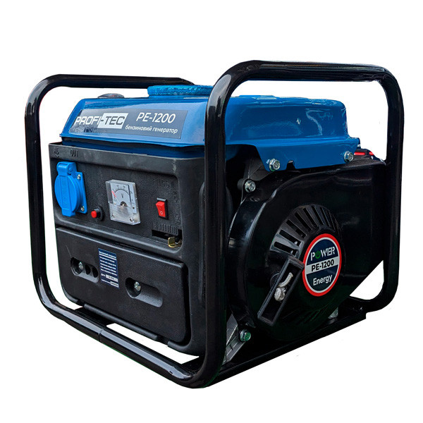 Бензиновый генератор PROFI-TEC PE-1200G, 1.2 кВт - Зображення 1