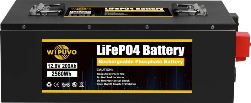 Аккумулятор Bate Multifunction LiFePO4 12V/200AH (2400W*h) (для дома, котла, солнечных батарей) - Зображення 1